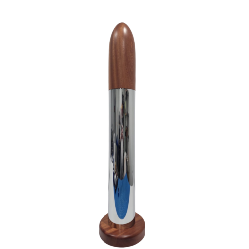 CEREMONIAL BULLETS MAHOGANY WITH CHROME FINISH