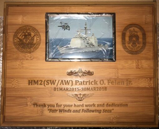 CUSTOM BAMBOO PLAQUE