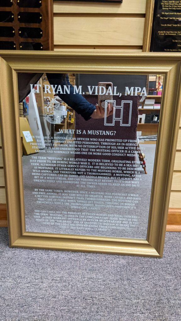 CHIEF PETTY OFFICER CREED MIRROR - Image 2