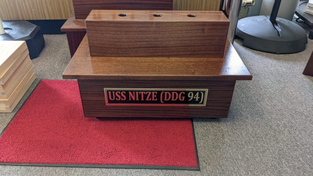 FLAG STAND, THREE HOLES - WEIGHTED - Image 2