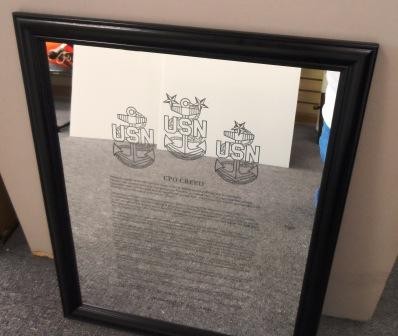 CHIEF PETTY OFFICER CREED MIRROR
