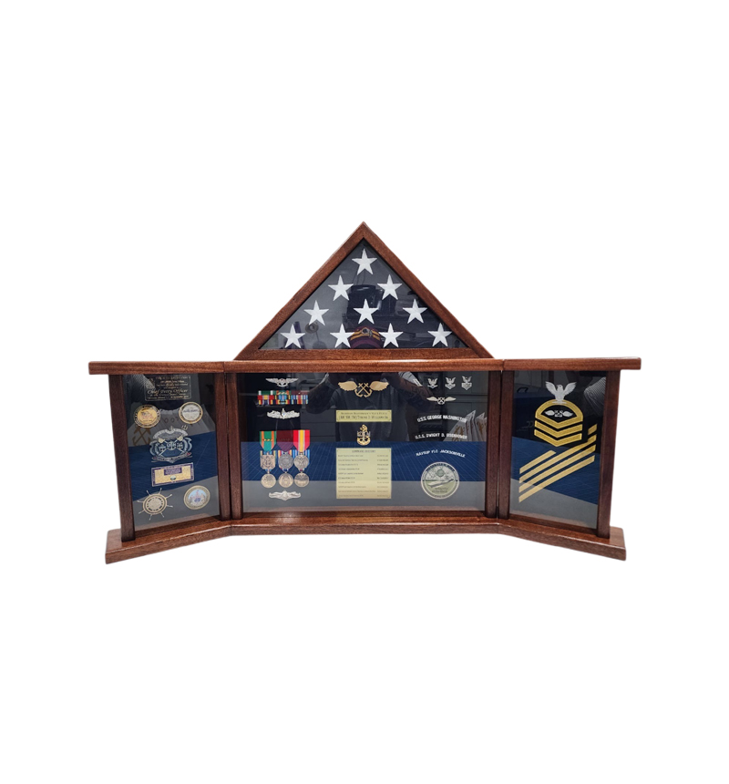 Gunship Shadow Box SHADOW BOX WITH WINGS - Moody's Seabag2 INC