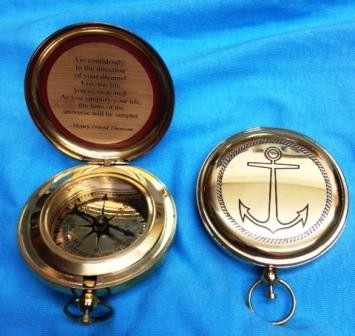 Pocket watch hotsell style compass